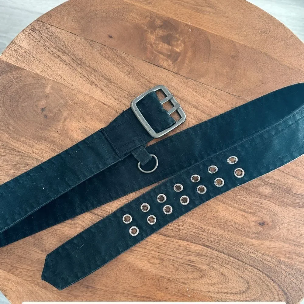 ✨3/$10✨ Vintage Tommy Hilfiger Black Fabric Belt